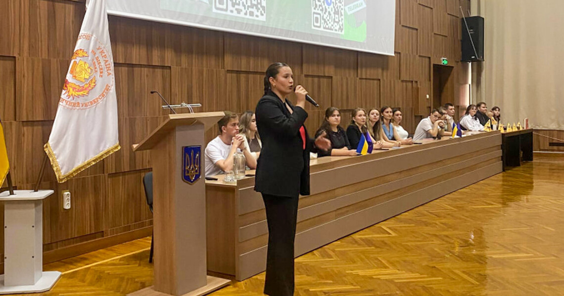Зустріч першокурсників ПДМУ зі Студентським парламентом: знайомство та перші поради / Meeting of PSMU first-year students with the Student Parliament: introduction and initial advice