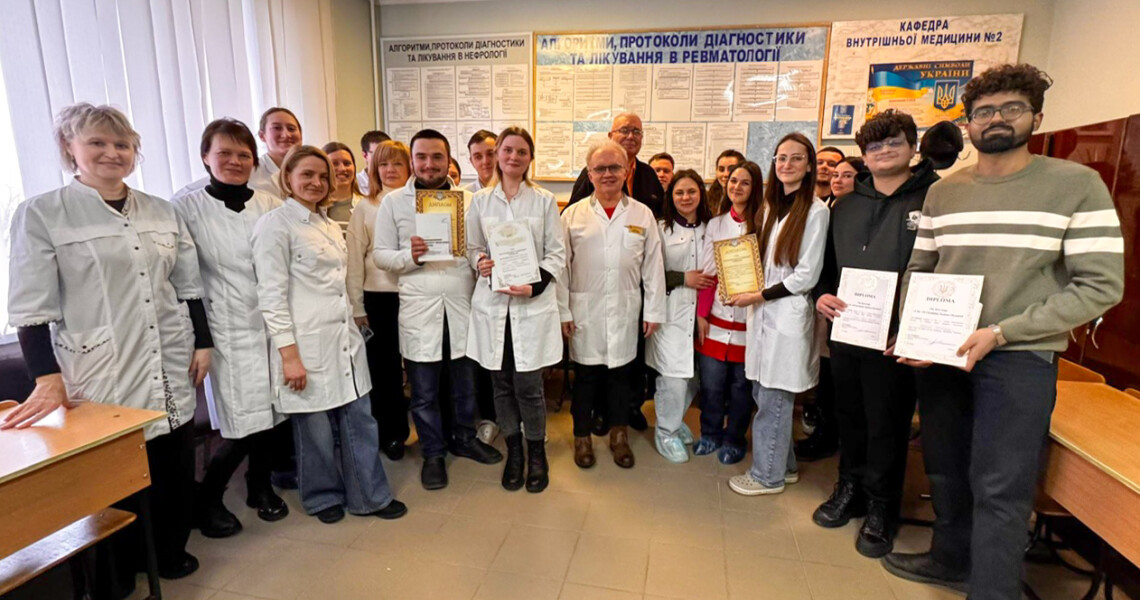 Інтелектуальна боротьба за знання: результати І етапу студентської олімпіади з внутрішньої медицини в ПДМУ