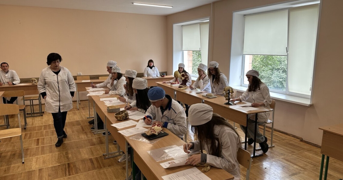 Кафедра анатомії людини провела студентську олімпіаду до Дня науки та 105-річчя ПДМУ