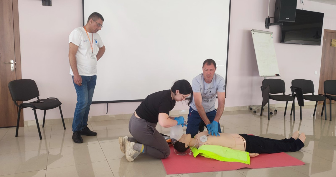 Відбувся тренінг з базових реанімаційних заходів / Training on basic resuscitation measures was held