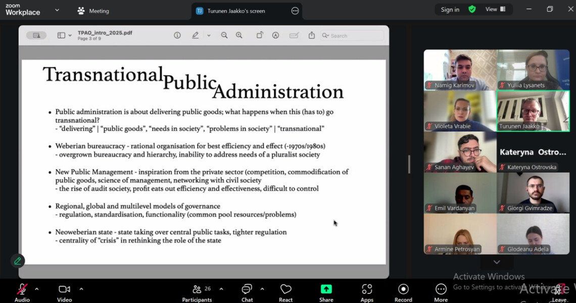 Науковиця ПДМУ здобула грант Шведського інституту на участь у міжнародному тренінгу “Cooperation beyond Borders – Transnational Public Administration and Organizing”