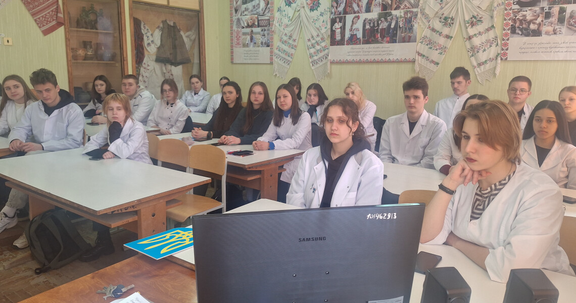 Лекція «Тризуб: історія державного герба» у ПДМУ / Lecture “The Tryzub: History of the State Emblem” at PSMU