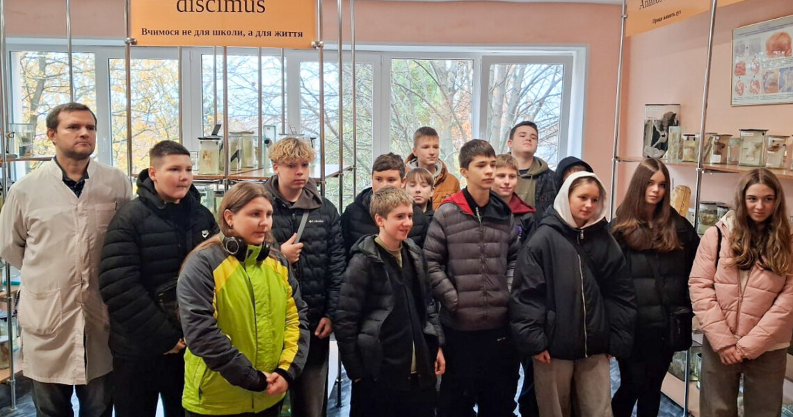 Осінній тиждень профорієнтації: школярі знайомилися з кафедрою анатомії людини / Autumn Career Guidance Week: School Students Visited the Department of Human Anatomy