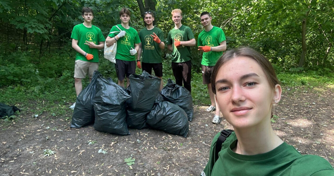 Волонтерський загін «Almino» Студентського парламенту ПДМУ долучився до всеукраїнської толоки БУР