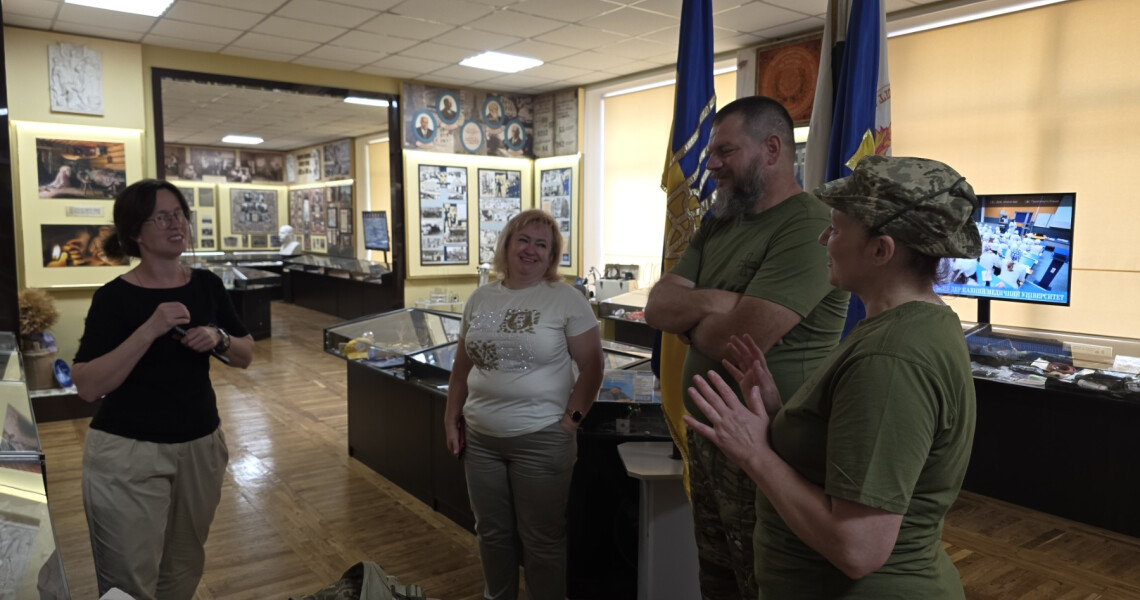 Від бойового досвіду до академічних знань: зустріч із військовими медиками / From Battlefield Experience to Academic Knowledge: Meeting with Army Medical Personnel