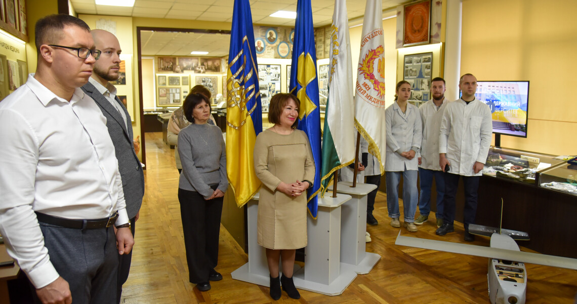 До експозиції Народного музею історії ПДМУ передали знешкоджений ворожий безпілотник / A Neutralized Enemy Drone Added to the Exhibition of the PSMU History Museum