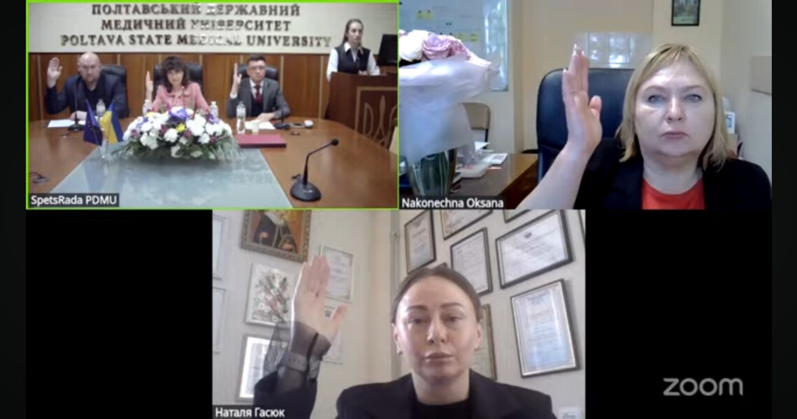 Наукова родина ПДМУ поповнилася трьома докторами філософії у різних галузях / The Scientific Community of PSMU Welcomed Three New Doctors of Philosophy in Different Fields