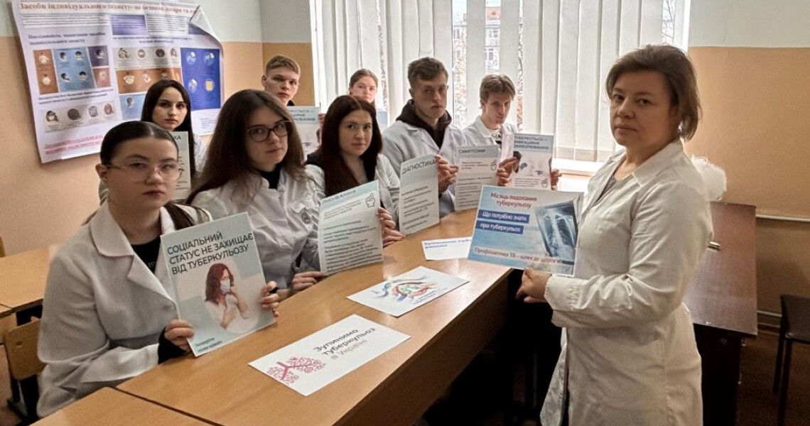 На кафедрі гігієни та екології ПДМУ провели заходи з профілактики туберкульозу / Tuberculosis Prevention Activities Held at the Department of Hygiene and Ecology of PSMU