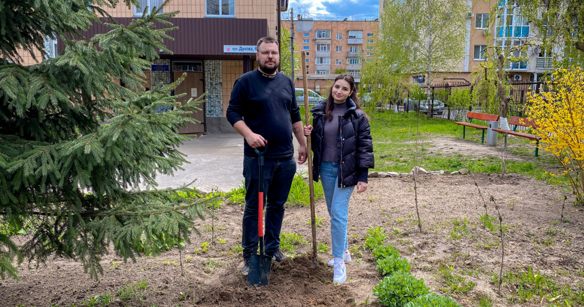 Представники ВЗ «Єдність» ПДМУ долучилися до міжнародної акції «1 мільйон дерев пам’яті та життя»