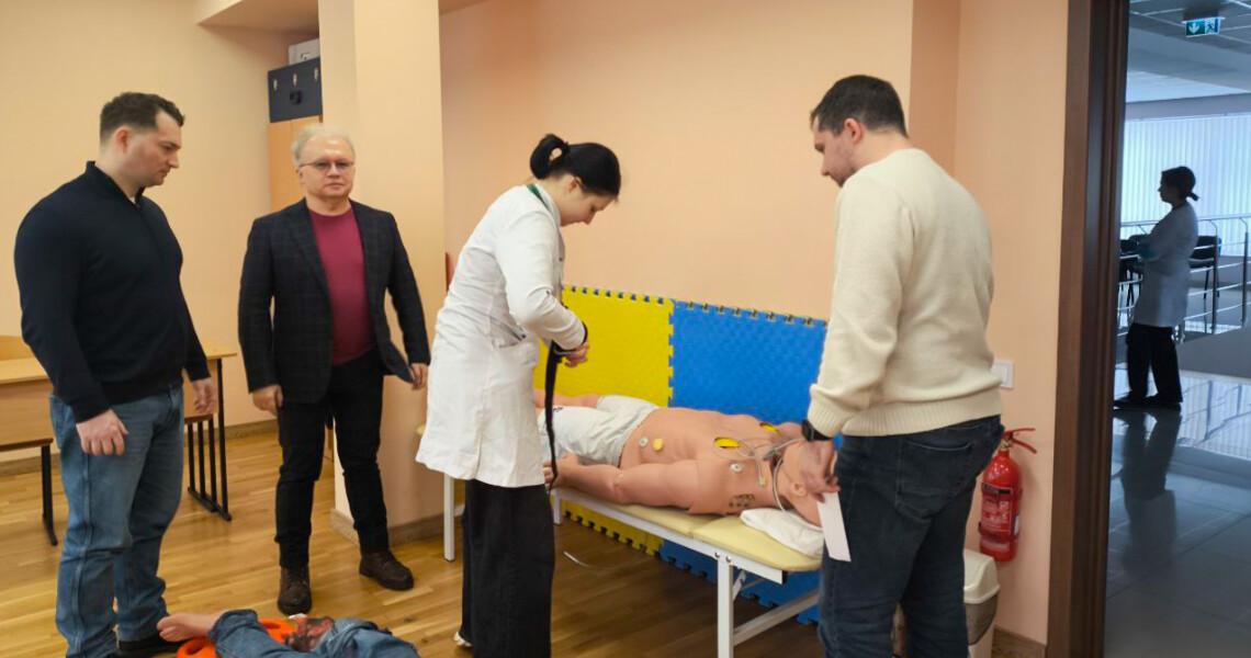 У ПДМУ триває ОСП(К)І-1: оцінювання практичної підготовки здобувачів освіти  / OSCE-1 in Progress at PSMU: Assessing Practical Skills of 3rd-Year Medical Students