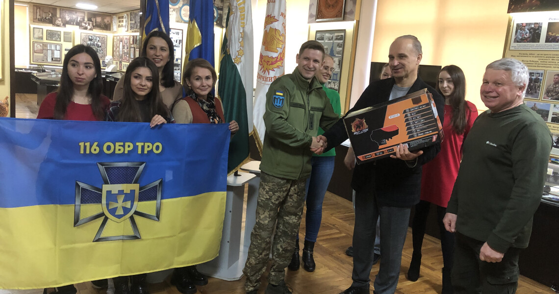 ПДМУ передав дизельний обігрівач для бійців ППО добровольчого формування Полтавської громади / PSMU Donates a Diesel Heater to Air Defense Fighters of the Poltava Community Volunteer Unit