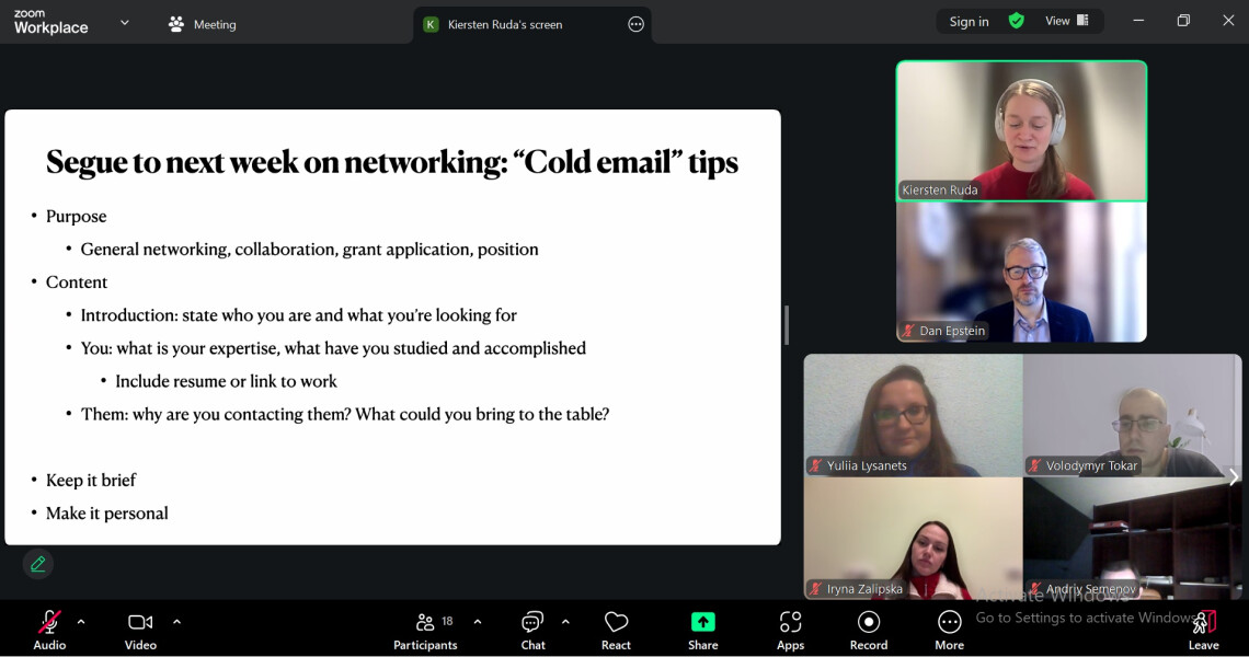 Науковиця ПДМУ – серед учасників онлайн-тренінгу в Гарвардському університеті / PSMU Scholar Selected for Harvard University Online Training