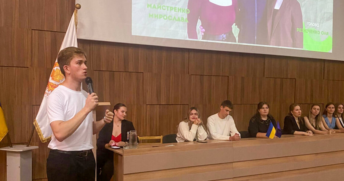 Зустріч першокурсників ПДМУ зі Студентським парламентом: знайомство та перші поради / Meeting of PSMU first-year students with the Student Parliament: introduction and initial advice