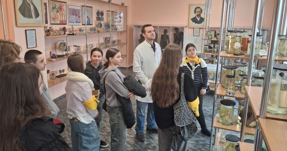 Освітня взаємодія задля майбутнього: учні Гожулівського НВК відвідали кафедру анатомії людини ПДМУ