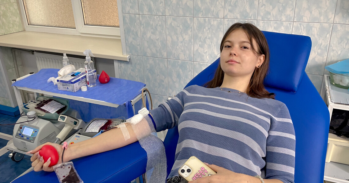 Волонтерський загін «Єдність» долучився до донорства крові / The “Unity” Volunteer Team Participates in Blood Donation