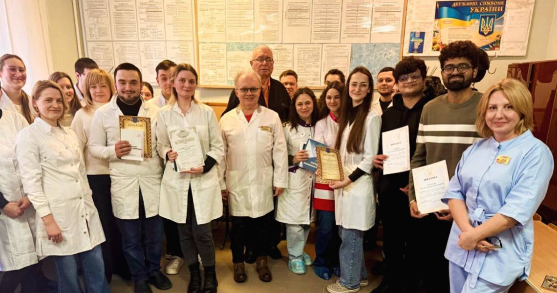 Кафедра внутрішньої медицини №2 ПДМУ визначила переможців І етапу Всеукраїнських олімпіад