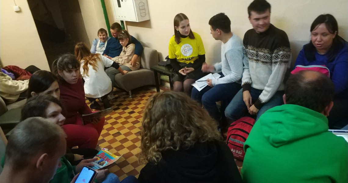 Зустріч з «особливою» молоддю ГО «Рівновага-плюс» / Meeting with "Special" Youth from the NGO "Rivnovaha-Plius (Balance Plus)"