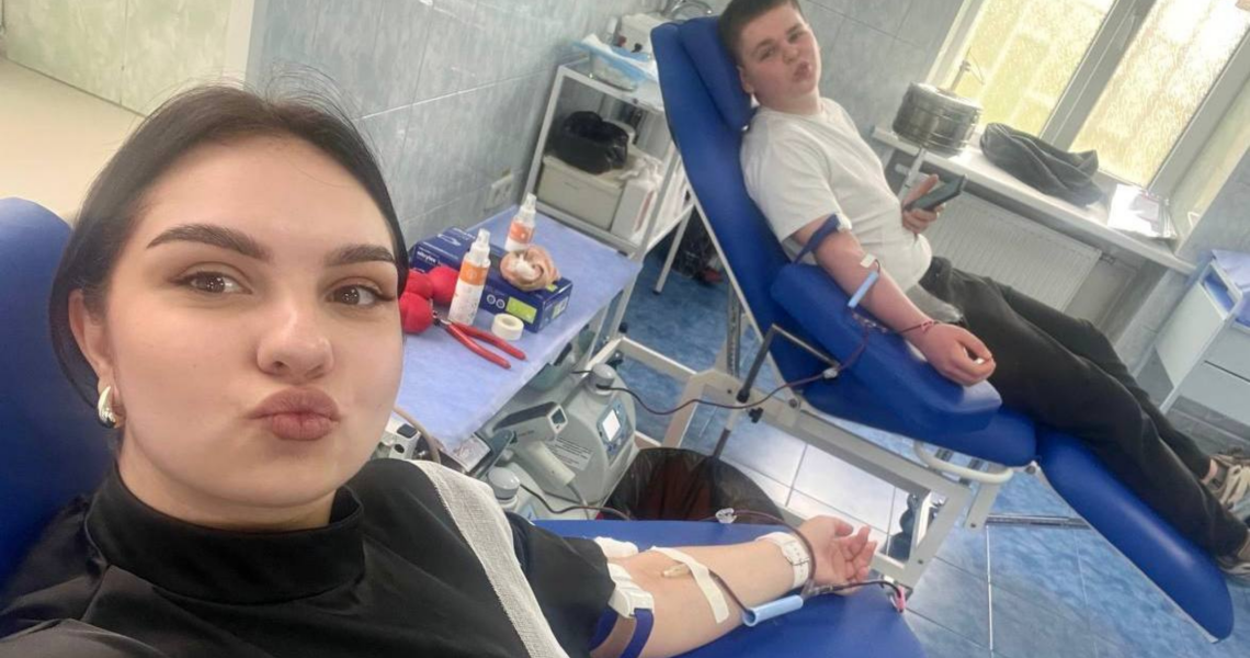 Студенти стоматологічного факультету ПДМУ долучилися до донорської акції «105 років – 105 життів»