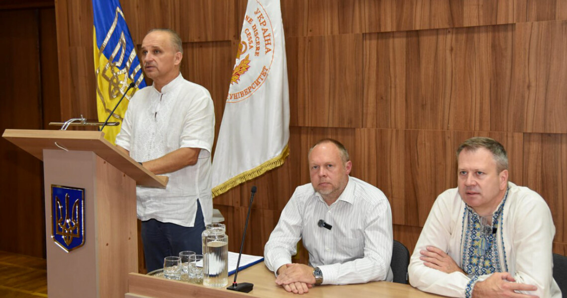Відбулись виробничі збори для першого курсу медичного факультету / Kick-off Meeting for the First-Year Students of the Faculty of Medicine