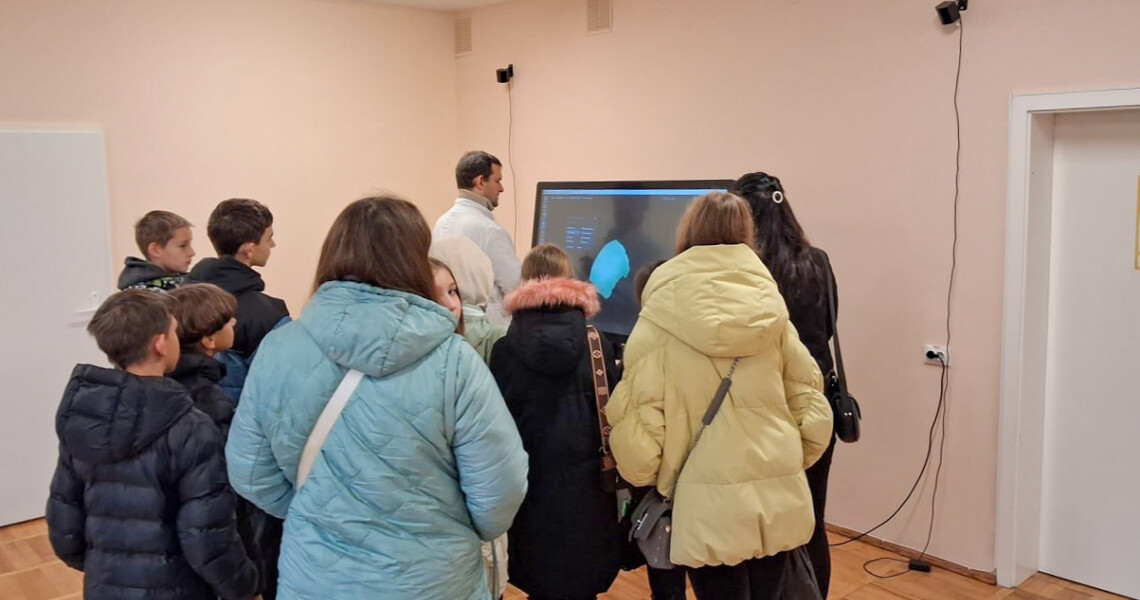 Осінній тиждень профорієнтації: школярі знайомилися з кафедрою анатомії людини / Autumn Career Guidance Week: School Students Visited the Department of Human Anatomy