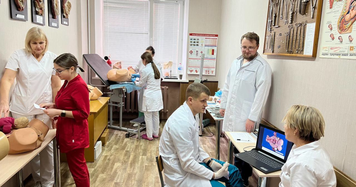 На кафедрі акушерства і гінекології №1 ПДМУ відбувся І етап Всеукраїнської студентської олімпіади з фаху «акушерство і гінекологія»