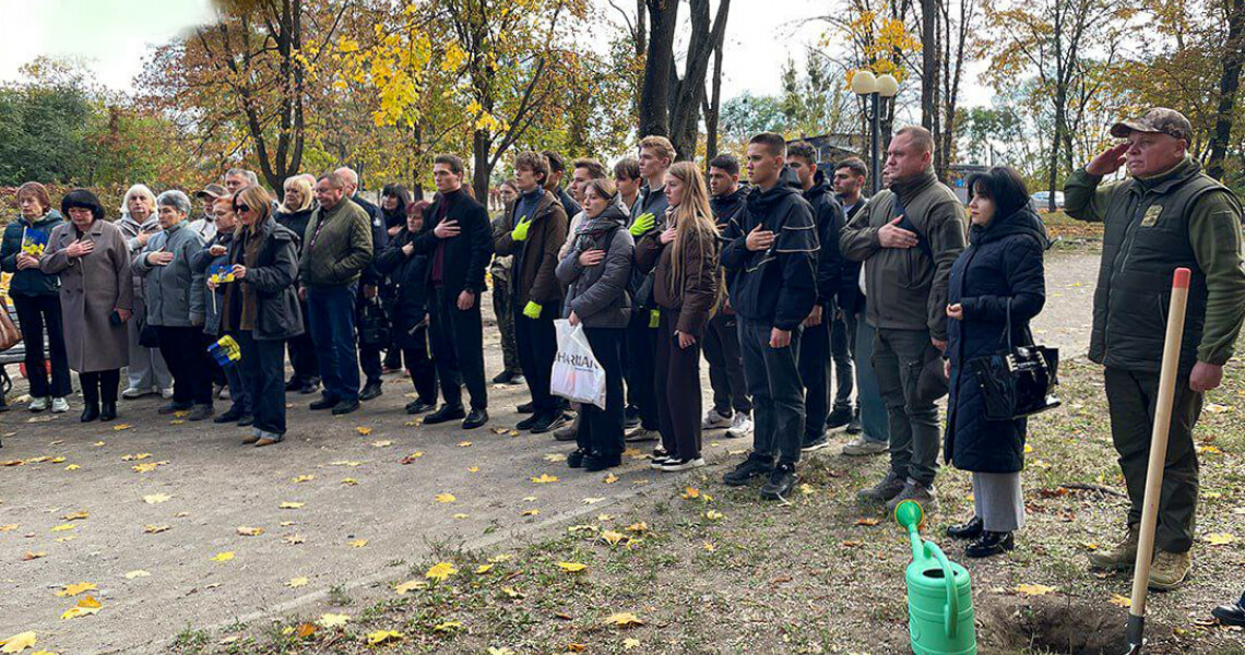 «Дубова варта»: ПДМУ долучився до створення «зеленої» Алеї пам’яті Героїв у Полтаві / “Oak Guard”: PSMU Joined the Creation of a “Green” Alley of Heroes’ Memory in Poltava