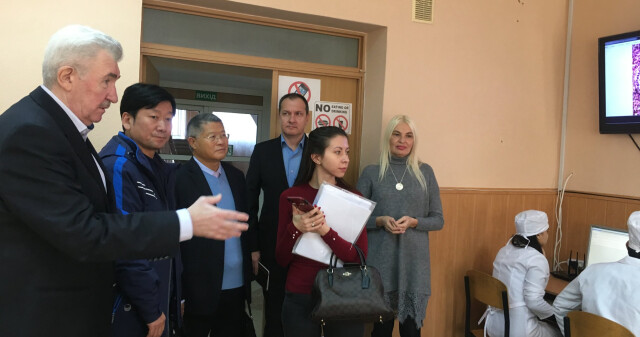 Делегація із Китаю відвідала кафедру гістології, цитології та ембріології