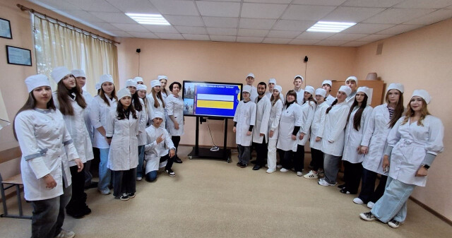 Шануємо героїв: на кафедрі анатомії людини ПДМУ відбувся виховний захід до Дня захисників і захисниць України