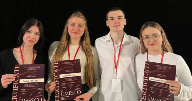 Члени студентського наукового гуртка ПДМУ відзначилися на міжнародній конференції UMESCO / Members of the PSMU Student Scientific Society Excelled at the International UMESCO Conference