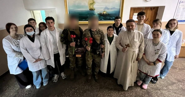Виховна зустріч до Дня піхоти України на кафедрі пропедевтики внутрішньої медицини ПДМУ