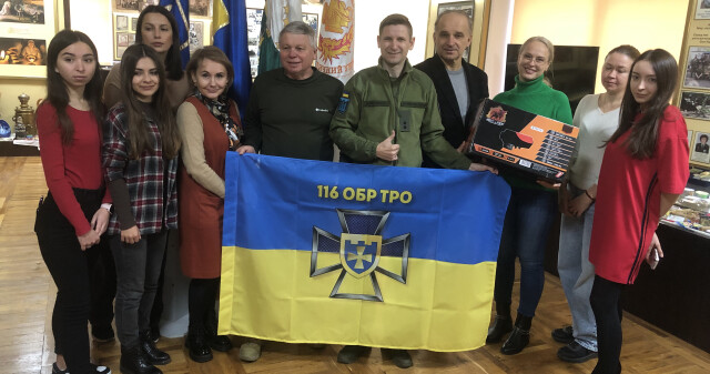 ПДМУ передав дизельний обігрівач для бійців ППО добровольчого формування Полтавської громади / PSMU Donates a Diesel Heater to Air Defense Fighters of the Poltava Community Volunteer Unit