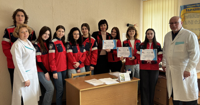 Відбувся І етап Всеукраїнської студентської олімпіади з медицини надзвичайних ситуацій / The First Stage of the All-Ukrainian Student Olympiad in Emergency Medicine Was Held