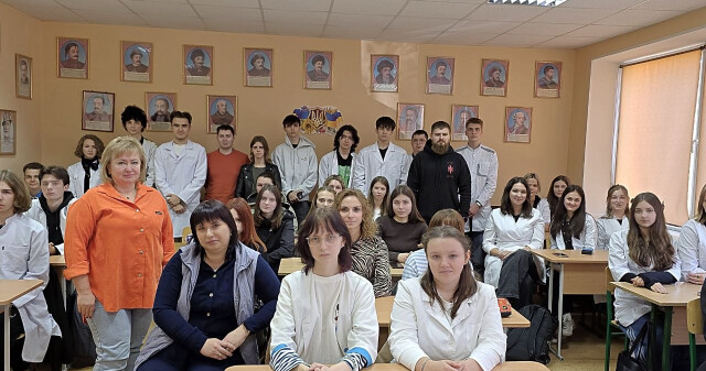 Студенти ПДМУ зустрілися з полтавським громадським діячем і воїном Георгієм Сьоміним