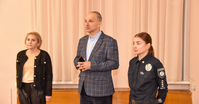 Лекція від патрульної поліції до Європейського дня боротьби з торгівлею людьми / Lecture by the Patrol Police Marking the European Anti-Trafficking Day