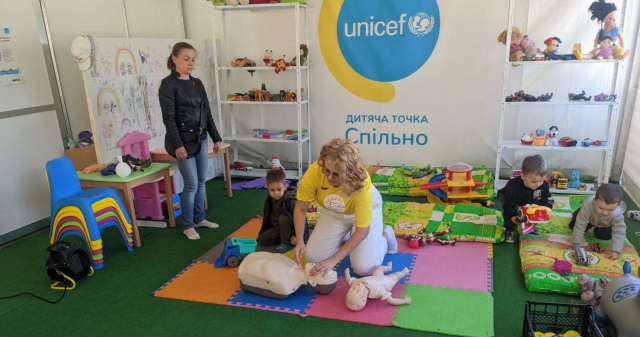 «Дитячі точки Спільно від UNICEF»: волонтери Єдності діляться знаннями та уміннями