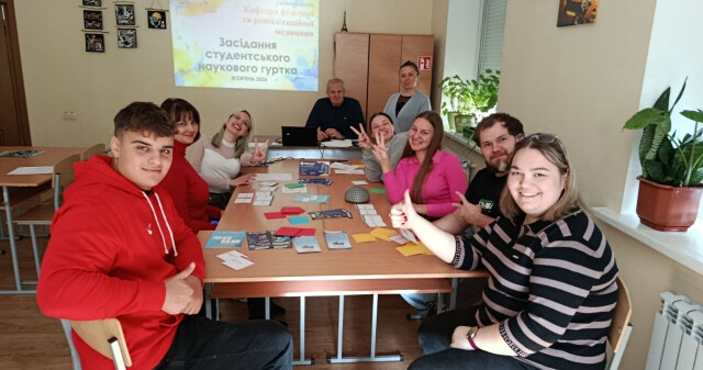 У межах Тижня ерготерапії в ПДМУ відбулося засідання студентського наукового гуртка / Student Scientific Group Meeting Held at PSMU as Part of Occupational Therapy Week
