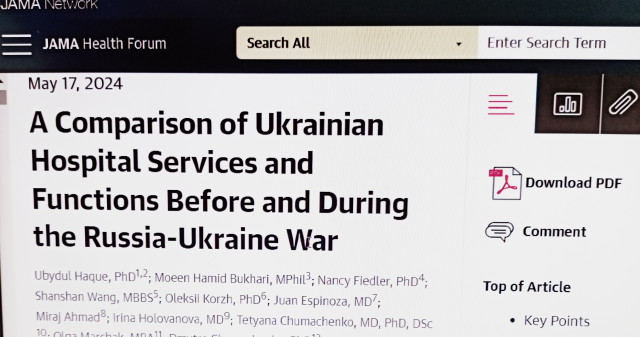 Міжнародна співпраця: дослідження проводили науковці ПДМУ разом з американськими колегами