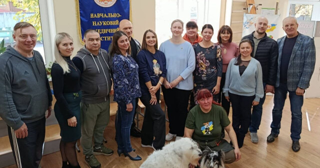 Майстер-клас із застосування каністерапії в реабілітації до Міжнародного дня ерготерапії